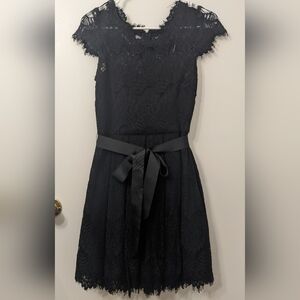 Issue Vintage Y2K Black Lace Gown - Size XS